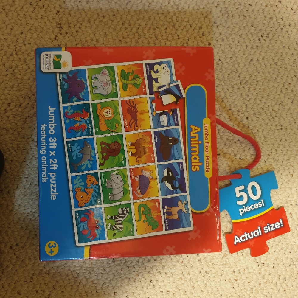 Animal jumbo puzzle